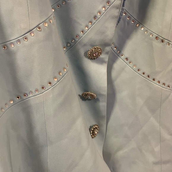 Lisa Rene Baby Blue Jacket - Picture 7 of 7